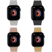 Resim Tongxida Watch Ultra 2 49mm Ocean Metal Yedek Takili, İos Uyumlu, Metalik 