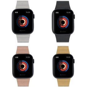 Resim Tongxida Watch Ultra 2 49mm Ocean Metal Yedek Takili, İos Uyumlu, Metalik 