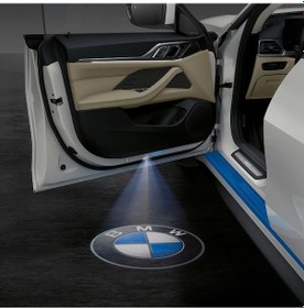 Resim Bmw G11 Kapı Altı Işık Lazer Led Logo Hoşgeldin Aydınlatması 