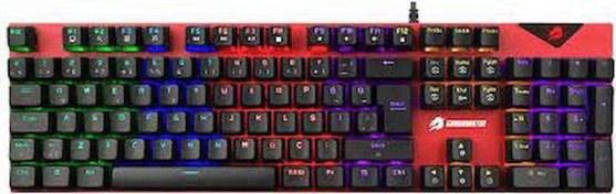 Resim Gamebooster Gb-g44 Radiance Rainbow Aydınlatmalı Outemu Red Switch Mekanik Oyuncu Klavyesi 38408 