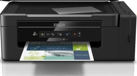 Resim Epson L3050 Yazıcı Fotokopi Tarayıcı Orjinal Tanklı Sistem 