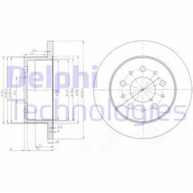 Resim DELPHI BG3853 FREN DİSKİ ARKA ÇİFTLİ PAKET JUMPER . RELAY DUCATO 