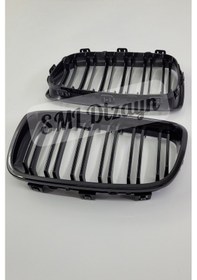 Resim Bmw F20 Makyajsız Kasa M Ön Panjur-böbrek 2011-2014 Parlak Siyah 
