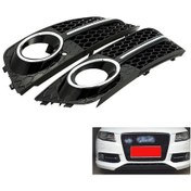 Resim Audi A4 Rs 2008-2011 Krom Çerçeveli Siyah Sis Çerçevesi 