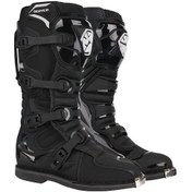 Resim Motosiklet Ayakkabısı Korumalı Uzun Deri Cross Bot 