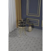 Resim Gold Falez Mobilya Zigon Sehpa Siyah 3'lü Gold Metal Ayak Gold Bendir 