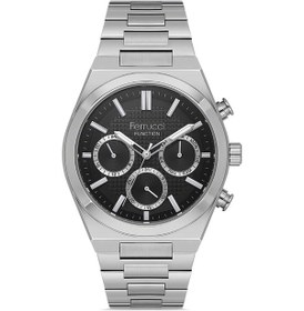 Resim Ferrucci Fer.03503m.01 Çelik Kordon Erkek Kol Saati Metalik 