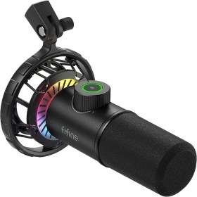 Resim Fifine K658 USB Mikrofon Rgb - Yayıncı - Bilgisayar Mikrofonu 