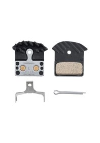 Resim Shimano Deore Xt Slx Xtr Uyumlu Metal Disk Fren Balatası J04c-mf Icetech Kutusuz Ibpj04cmfbs Siyah 