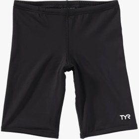 Resim Durafast Elite® Boy's Jammer Swimsuit | Solid 001 Black - 22 