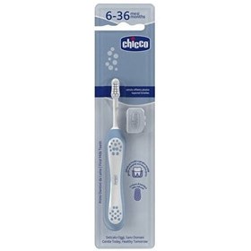 Resim Nessiworld Chicco Diş Fırçası 6-36 Ay Mavi 