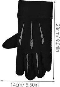 Resim SOLUSTRE Erkekler Için Dokunmatik Ekranlı Motosiklet Eldivenleri Termal Tam Parmaklı Sürüş Eldivenleri Rüzgar Geçirmez Sıcaklık 