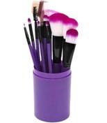 Resim Ronanna 12 Parça Yumuşak Uçlu Makyaj Fırça Set-Göz ve Yüz Makyajı İçin Fırça Seti Profesyonel Makyaj Seti 