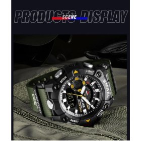 Resim Smael 8040 Dijital Analog Spor Askeri Erkek Kol Saati 