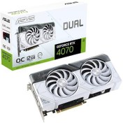 Resim ASUS DUAL-RTX4070S-O12G-WHITE NVIDIA GEFORCE 12GB GDDR6X 192bit 2550MHz HDMI 3xDP DLSS3 EKRAN KARTI 