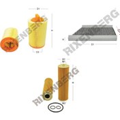Resim Rixenberg Mercedes C-klasse C180 Kompressor (w/c/s203) 143 Hp 02-07 Filtre Seti 