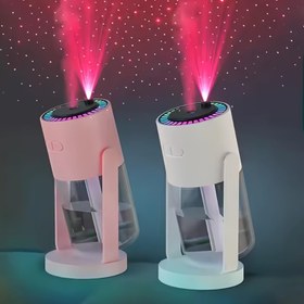 Resim Yıldız projeksiyonlu nemlendirici USB yaratıcı araç hava nemlendirici ev tipi hidrasyon atomizer hassas su sis nemlendirici 