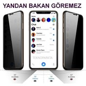 Resim Teknoparkta Iphone 14 Plus Hayalet Privacy Gizli Görünmez Tam Kaplayan Kırılmaz Cam Ekran Koruyucu 
