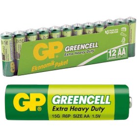 Resim Gp 15g-greencell Kalem Pil 12li Paket Fiyatı Gp 15g-2vs12 
