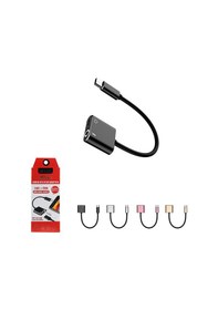 Resim Metal Usb Type C Audio 3.5Mm Kulaklık ve Şarj Dönüştürücü Adaptör 