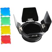 Resim Godox BD-03 98mm Çaplı Renkli Filtre ve Petek Seti FDCA31015 