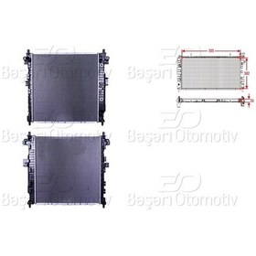 Resim Ssangyong Actyon. Kyron 2.0d 05. Korando Sport2.0exdı 12 Su Radyatoru Brazıng At 555x582x26 Mm 21310 