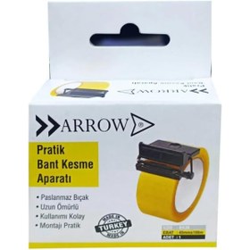 Resim AyrStore Bant-Kes Pratik Bant Kesme Aparatı, 45 mm Genişlik, Masaüstü Bant Kesici 