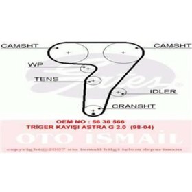 Resim GATES 5429XS TRIGER EKSANTRIK KAYISI MAREA BRAVA BRAVO PUNTO 1.8 