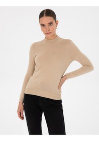 Resim Pierre Cardin Kadın Bej Kazak /triko 50315768-vr011 Bej 