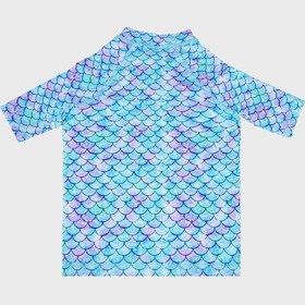 Resim Slipstop Miranda Junior Uv Korumalı Kısa Kollu T Shirt Kız Çocuk T Shirt St2611000007 Turkuaz 