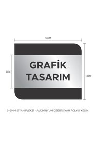 Resim Karınca Shop OFİS KAPI İSİMLİĞİ - GRAFİK TASARIM 
