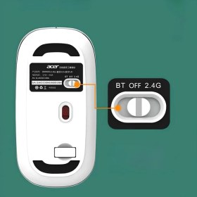 Resim Acer OMR050 Siyah Kablosuz Sessiz Tuşlu Mouse 1000-1200-1600 Dpı 