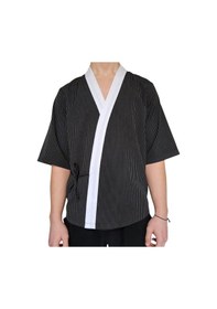 Resim Formteks Sushi Şef Kimono Ceketi Çizgili Kırmızı 