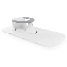 Resim Dolu Kaymaz Önleyici Banyo Oturağı - Gri - Gri / Standart 