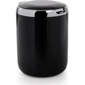 Resim Primanova Pasifik 3 Lt Çöp Kovası Siyah M-E29-06 Siyah 