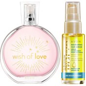 Resim Avon Wish Of Love Edt 50 Ml Kadın Parfümü Argan Yağı Içeren Besleyici Saç Serumu 