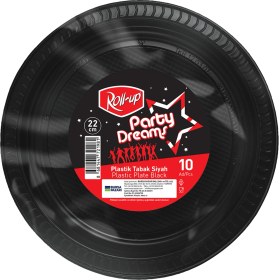 Resim Roll-Up Party Dreams Tabak Siyah 10'lu 