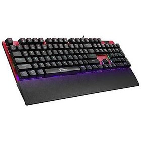 Resim Everest KB-MK7 Kırmızı USB Bilek Destekli Mekanik Q Red Switch Gaming Oyuncu Klavyesi 