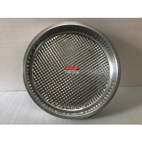 Resim Çiğ Köfte Tepsisi - 1 Numara - Çelik Leğen Motifli - 39 CM 