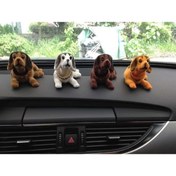 Resim ZıpZıpBox Araç içi Kafa Sallayan Köpek Araba Süsü 4'LÜ SET 