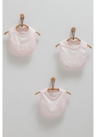 Resim Caramell Pamuk Cute Rabbit 3'lü Mama Önlüğü Crml.onk1490 Pembe 