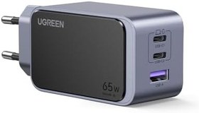 Resim UGREEN Nexode Air 65W 3-Port GaN Fast Charger EU Hızlı Şarj Adaptörü 