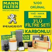Resim Peugeot 2008 1.6 E-Hdi Mann Filtre Bakım Seti 2013-Sonrası (495585226) 