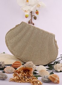 Resim weem bag Elysara EB0185 | KUM SİM ZARİF İNCİ İSTİRİDYE ABİYE ÇANTA 