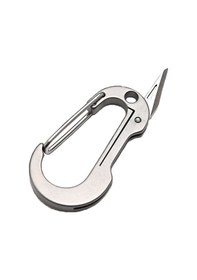 Resim Titanyum Alaşımlı Anahtarlık Küçük Bıçak Mini Edc Taşınabilir Paket Açma Bıçağı 