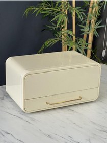 Resim Carina Lüx Ekmeklik Krem Ahşap 