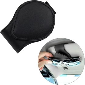 Resim Sunup Araba Araç Gözlük Ruhsat Tutucu Mıknatıslı Askı Mandal Klips (Güneşliğe Takılır) 