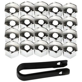 Resim Üniversal Krom Bijon Kapağı 17Mm 