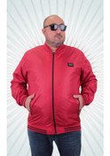 Resim Mocgrande Büyük Beden Basic Pilot Mont 23823 Kırmızı-Kırmızı 