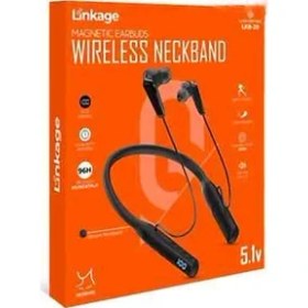 Resim Linkage Lkb-20 Bluetooth Mıknatıslı 5.1 Version Boyunluk Kulaklık 